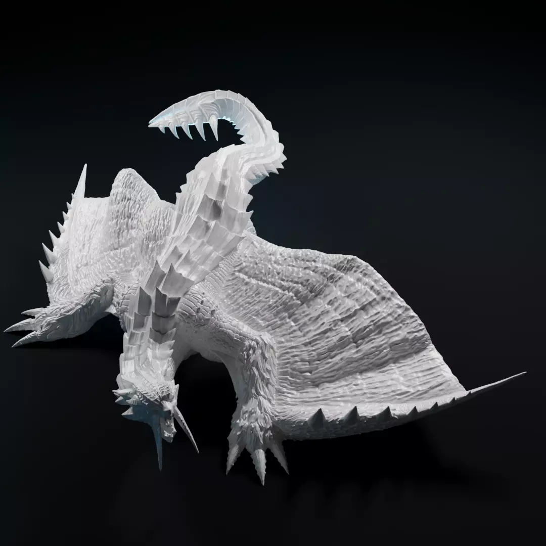 Barioth Monster Hunter 3d print model 3D print model