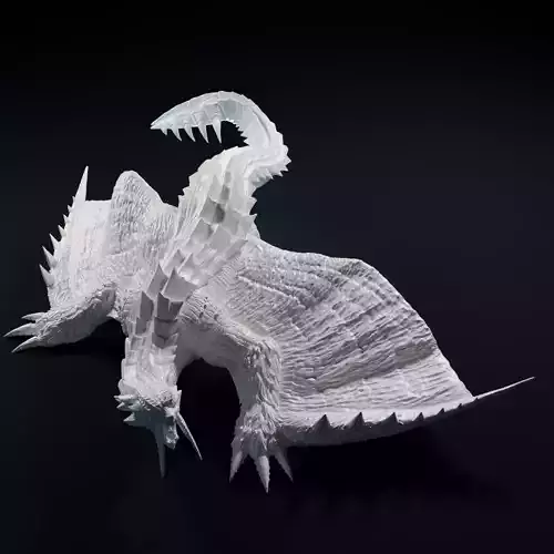 Barioth Monster Hunter 3d print model 