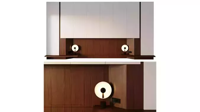 Headboard 4 modern bedroom with wooden and drawers