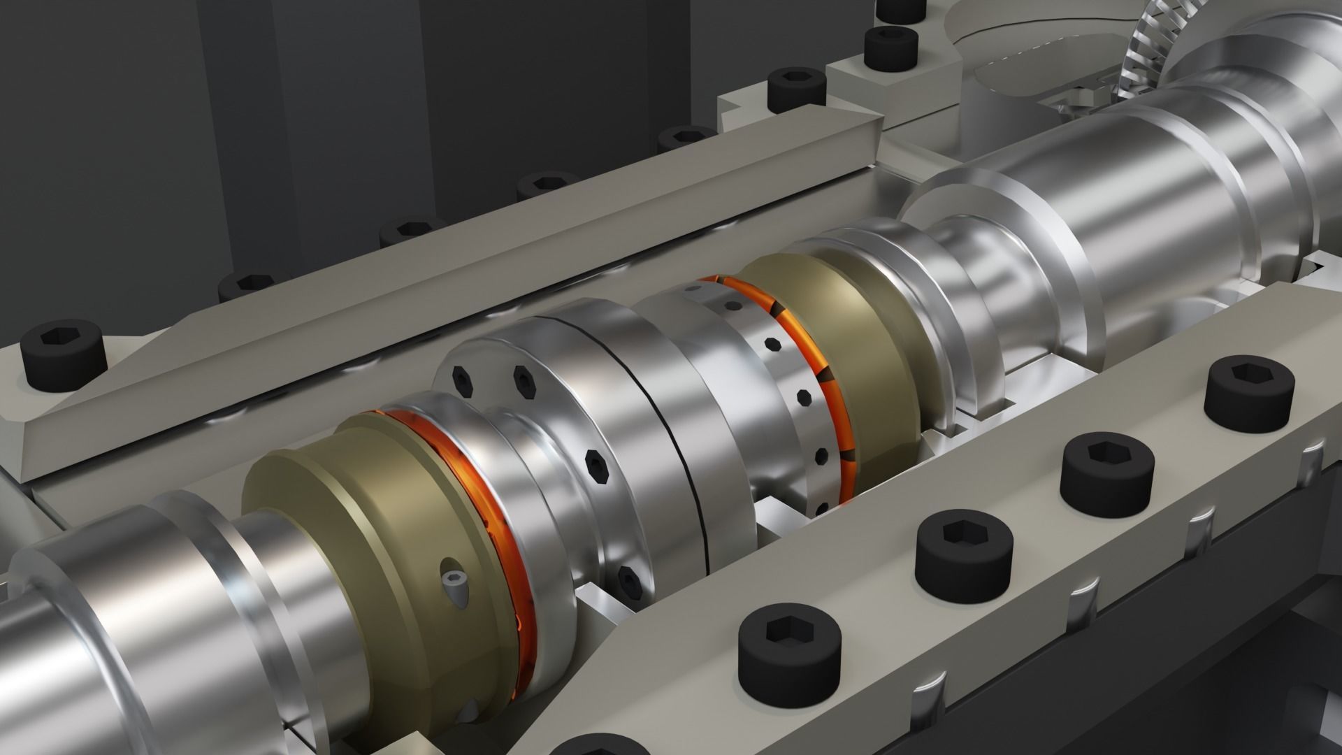 Steam Turbine Generator - Full Detailed 3D model_6