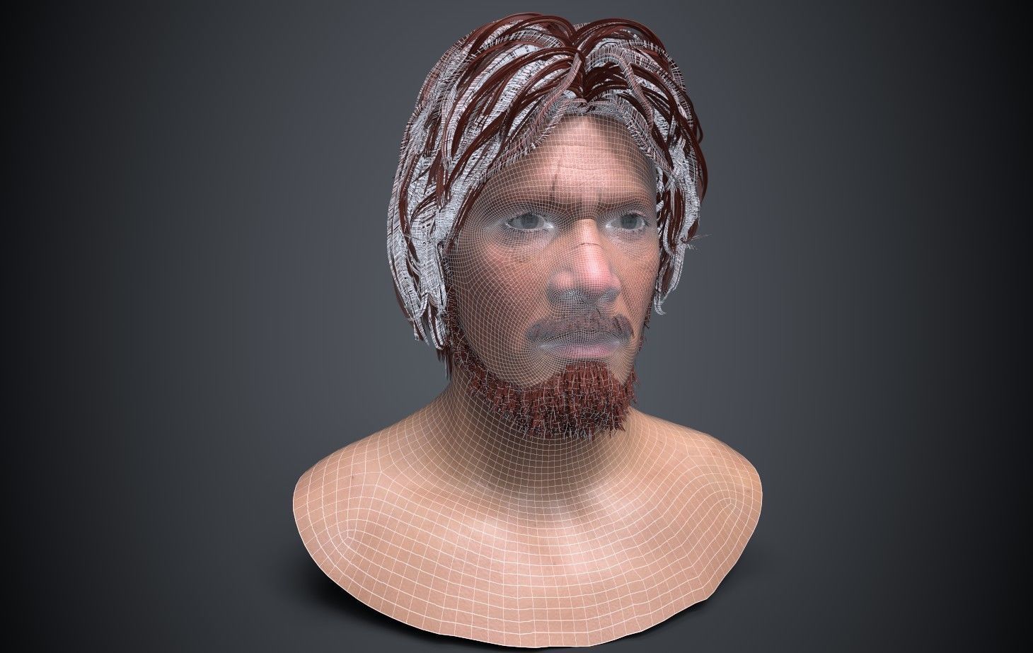 Legion armored knight Low-poly 3D model_7