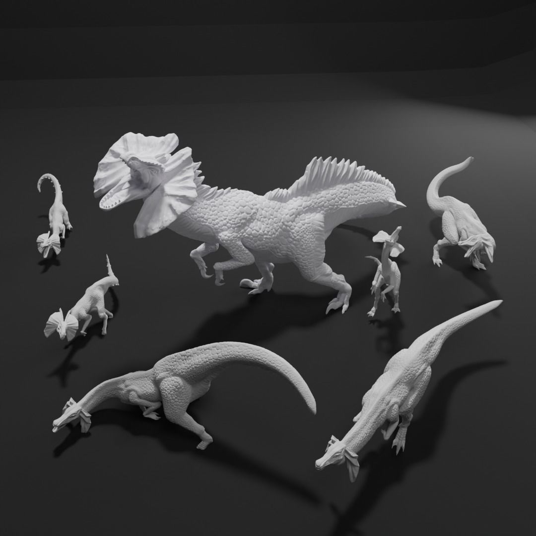 Great Jaggi Pack Miniatures Monster Hunter 3d Print Models 3D model 3D ...