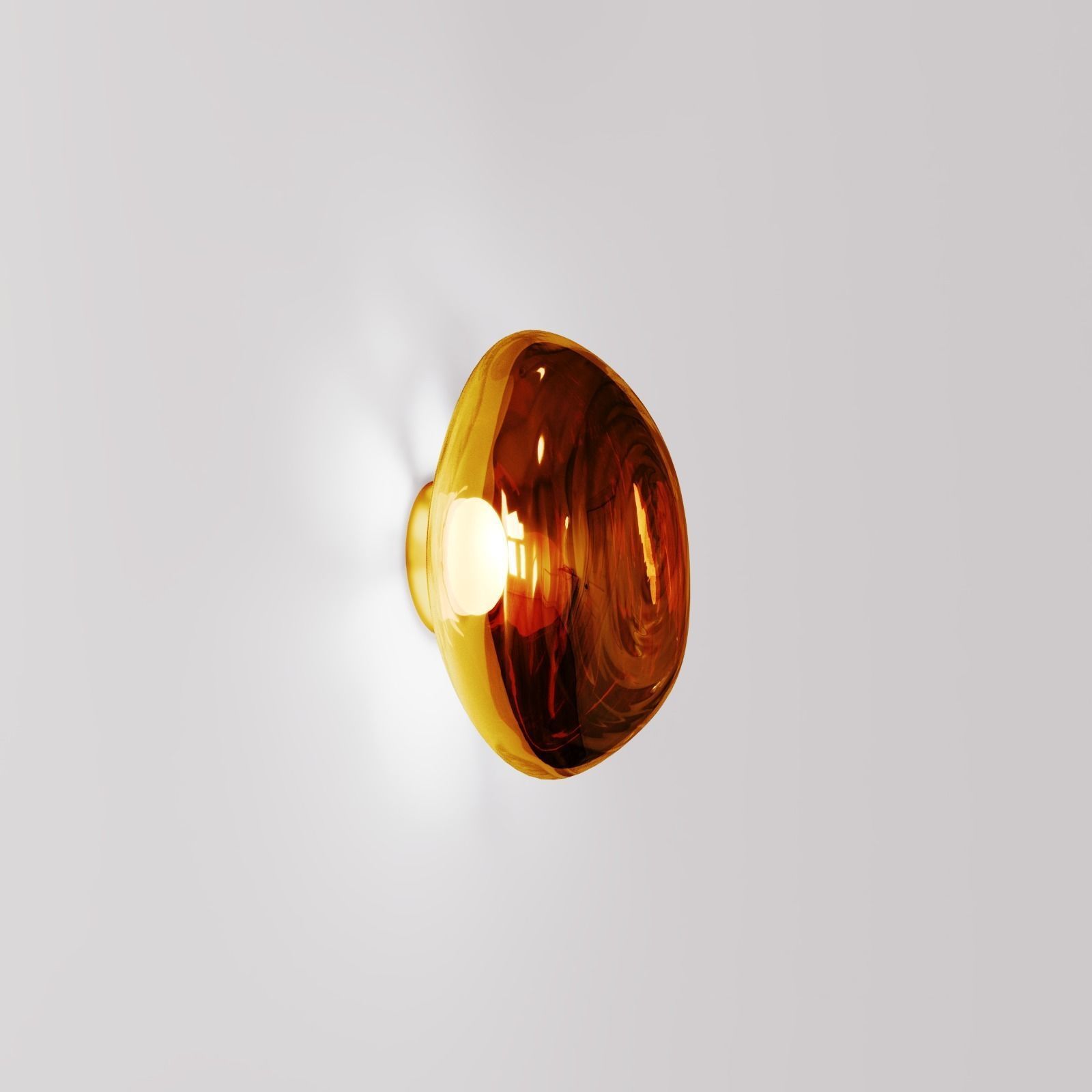 TOM DIXON MELT LED SURFACE LIGHT - Hight Poly and lowPoly Low-poly 3D model_10