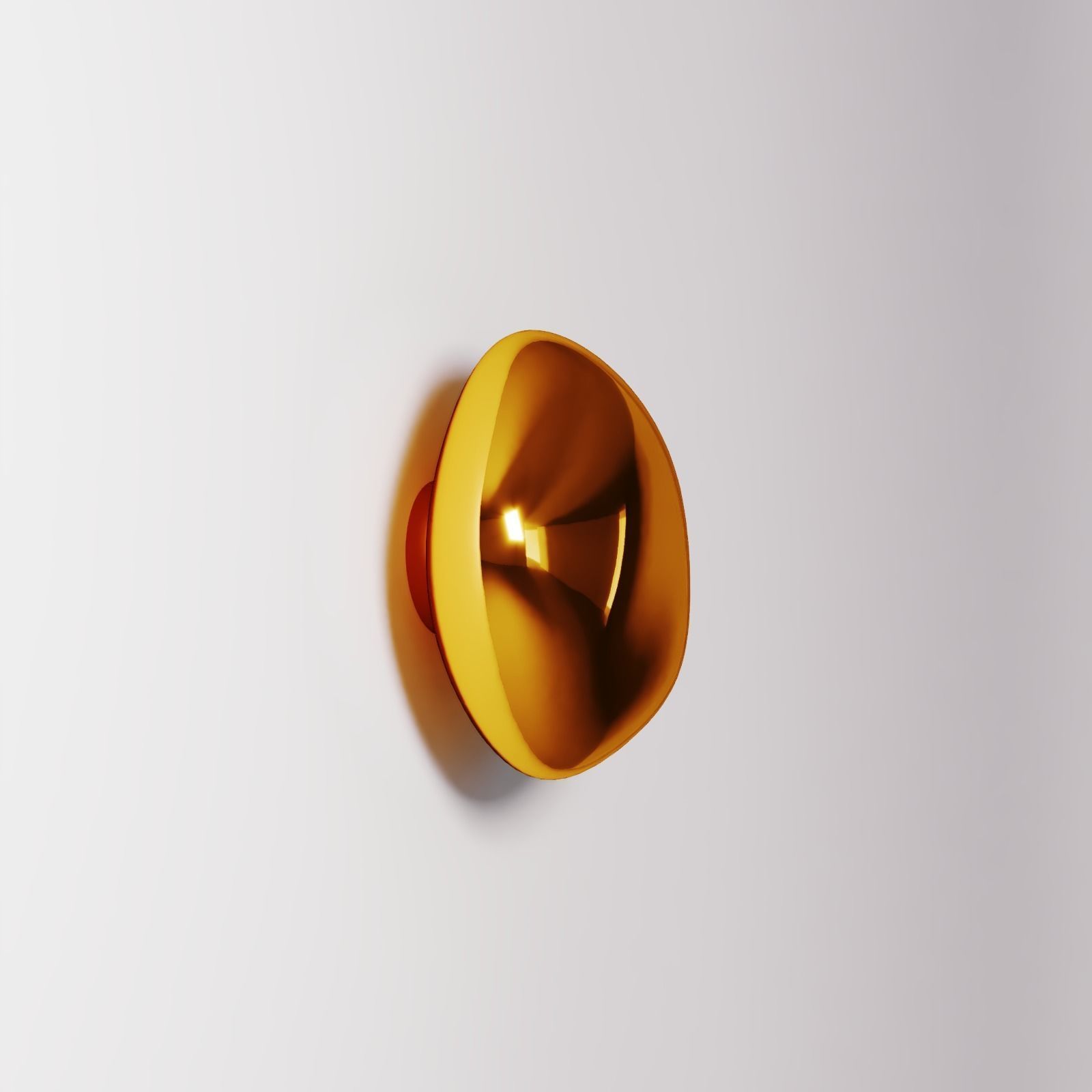 TOM DIXON MELT LED SURFACE LIGHT - Hight Poly and lowPoly Low-poly 3D model_11