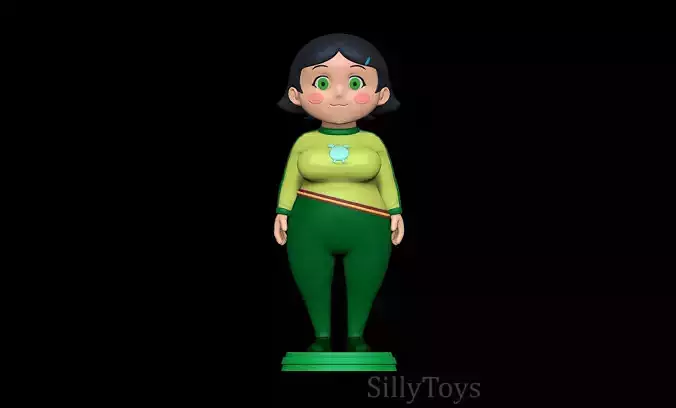 Ueshita Kamado with yolkian outfit