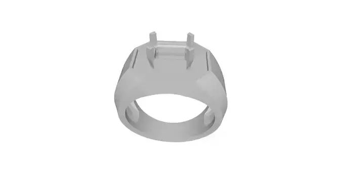 Men Ring with Diamond and color Stone Size 10 USA 