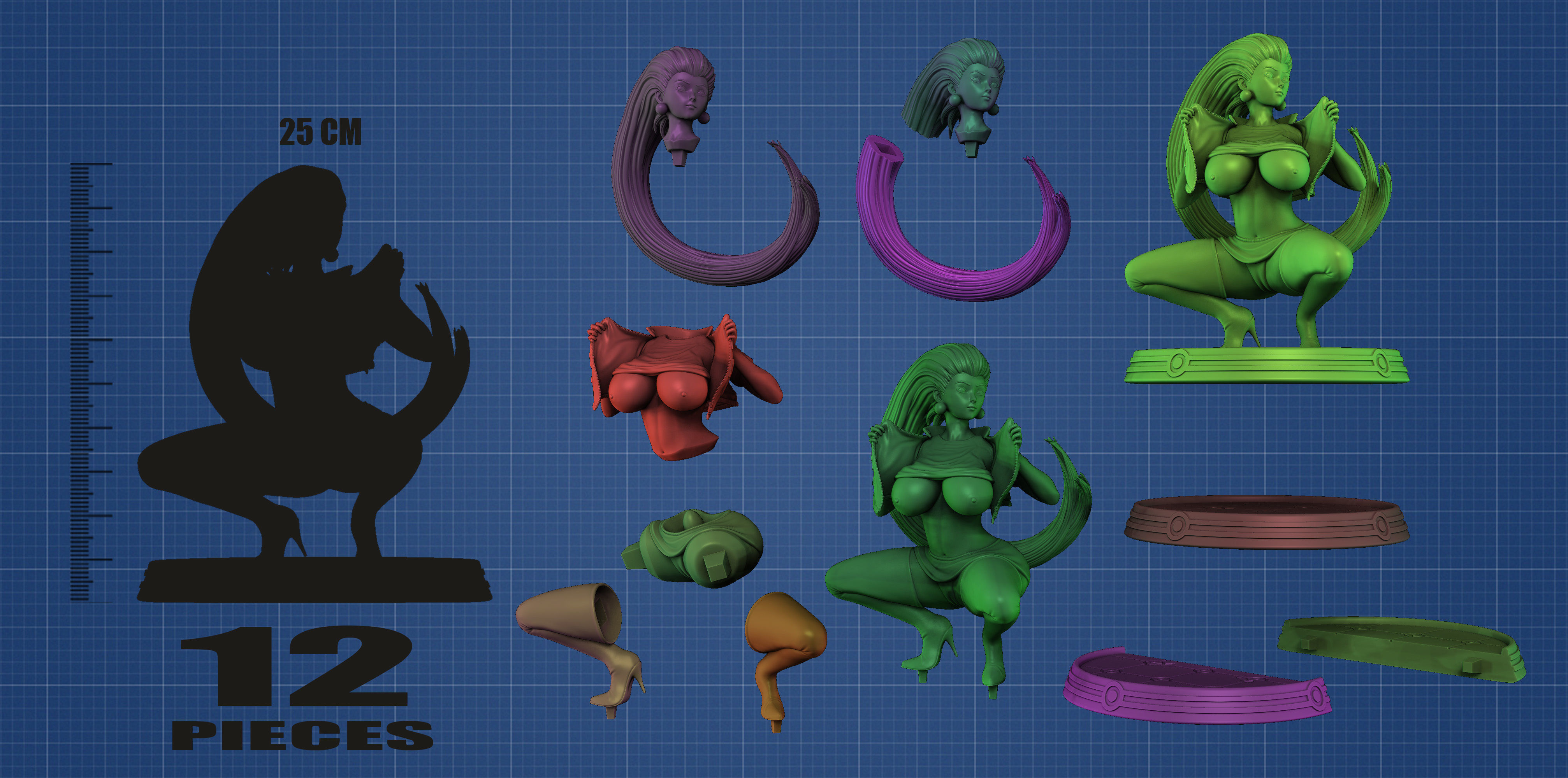 Jessie - Pokemon 3D print model_5