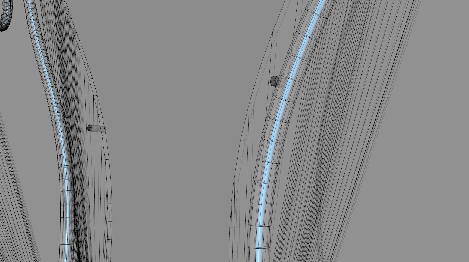 Angel Wings 2 - Neon Sign 3D model_8