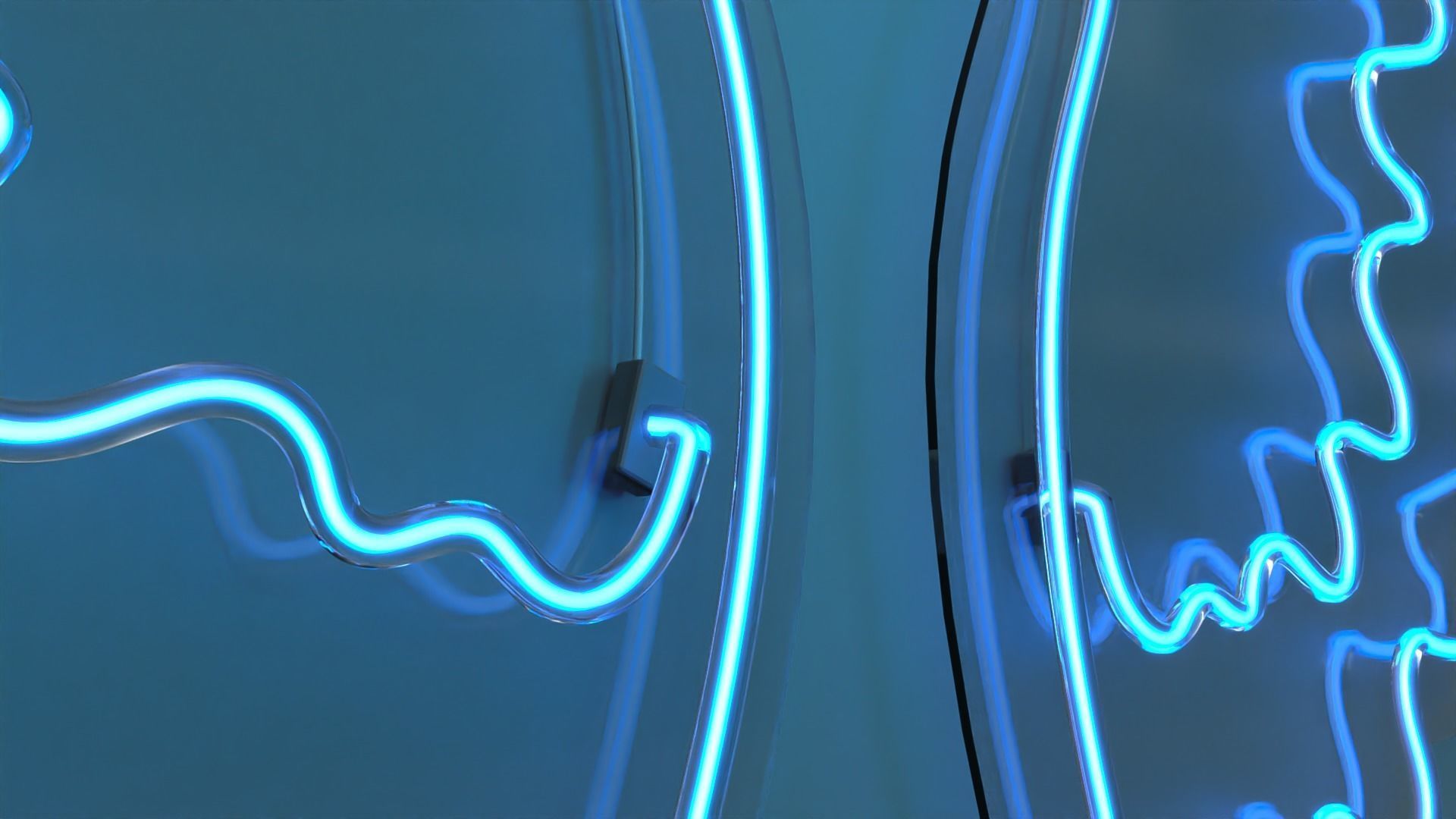 Angel Wings 2 - Neon Sign 3D model_2