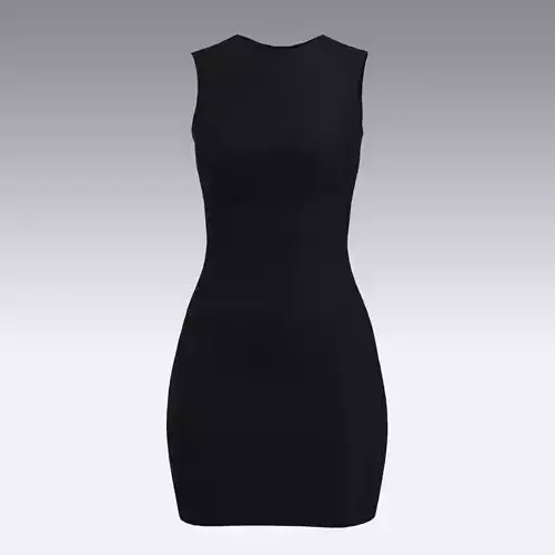 slim fit dress basic black color