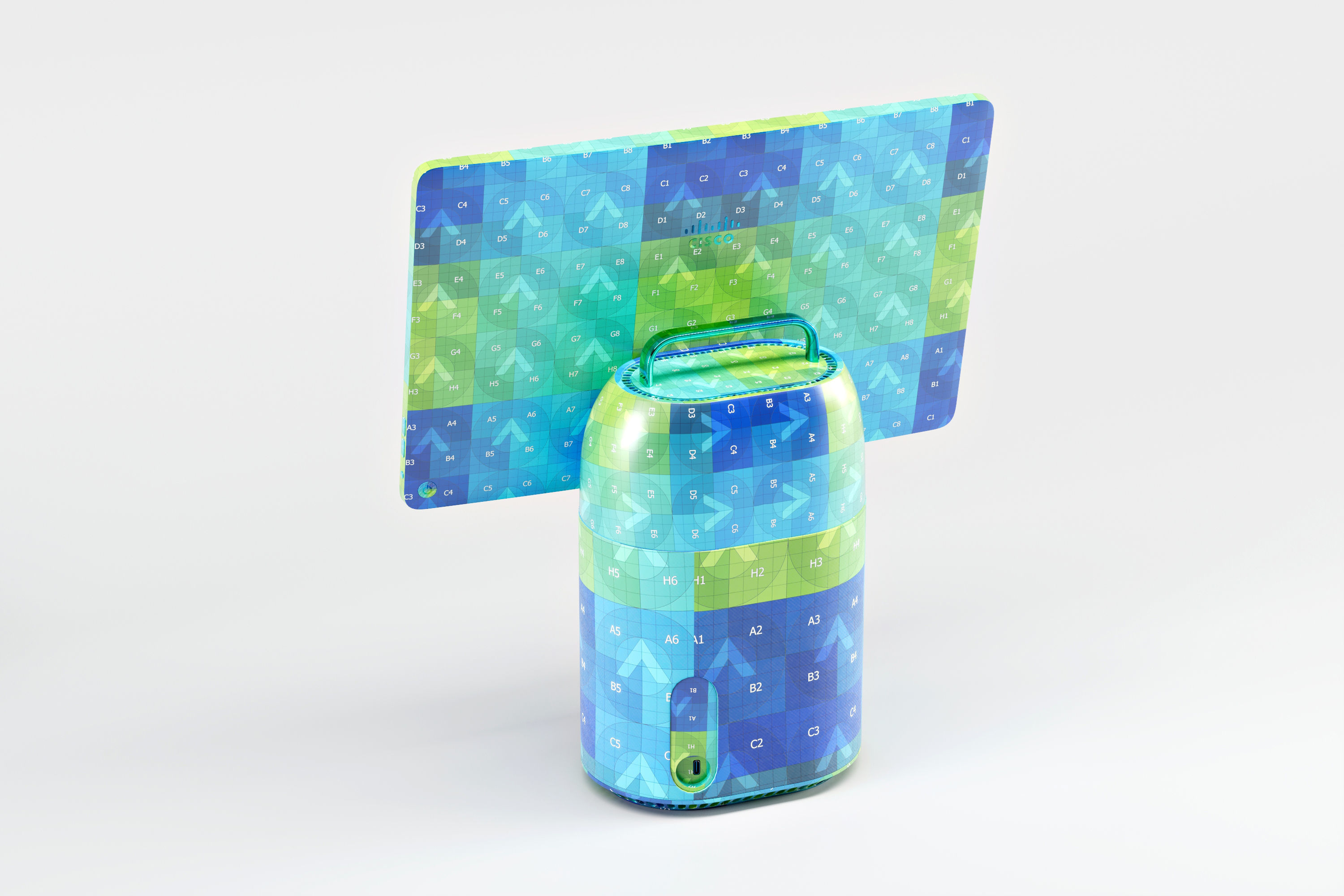 Cisco Webex Desk Mini - All in One PC 3D model_11