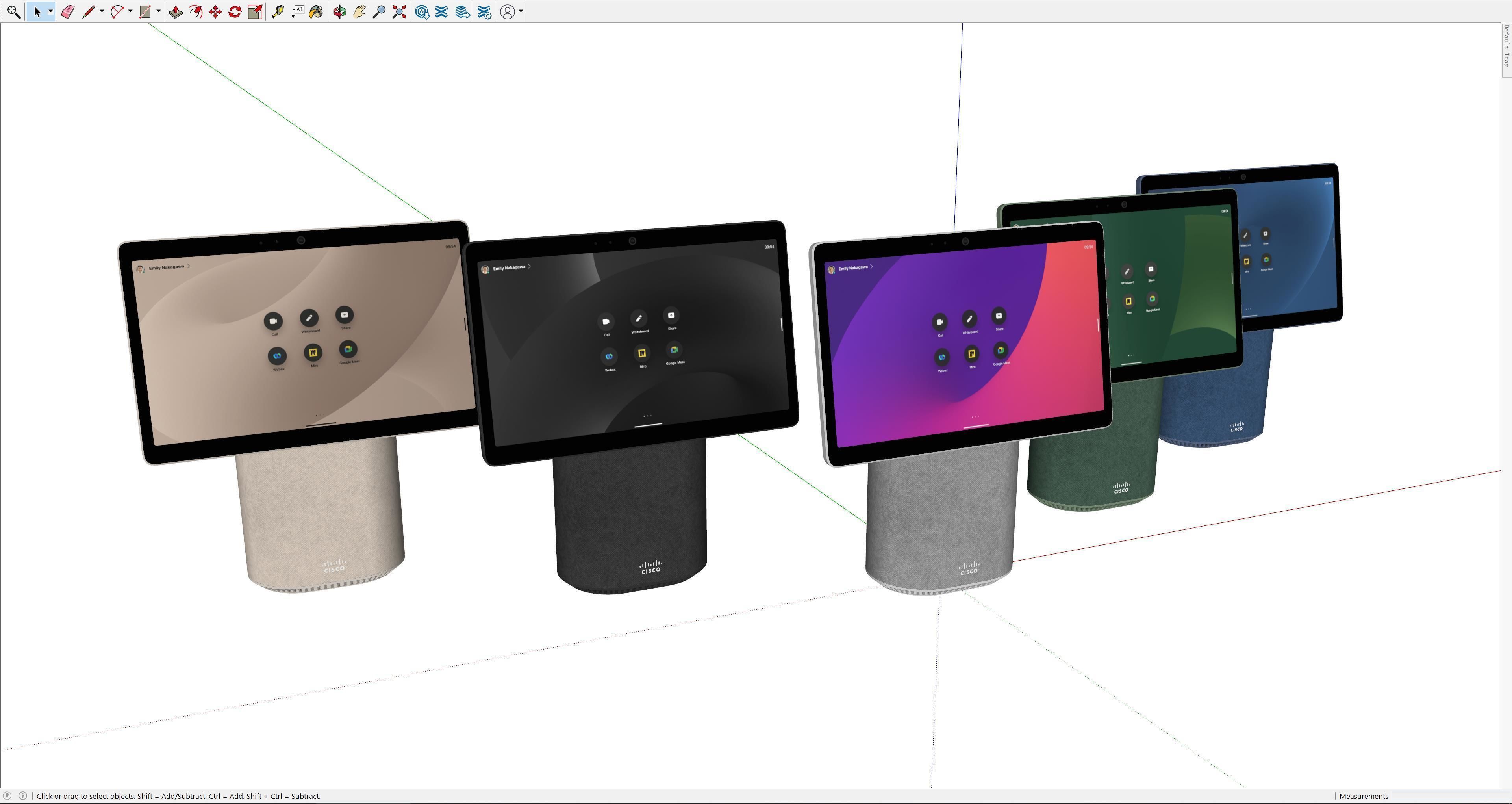 Cisco Webex Desk Mini - All in One PC 3D model_14