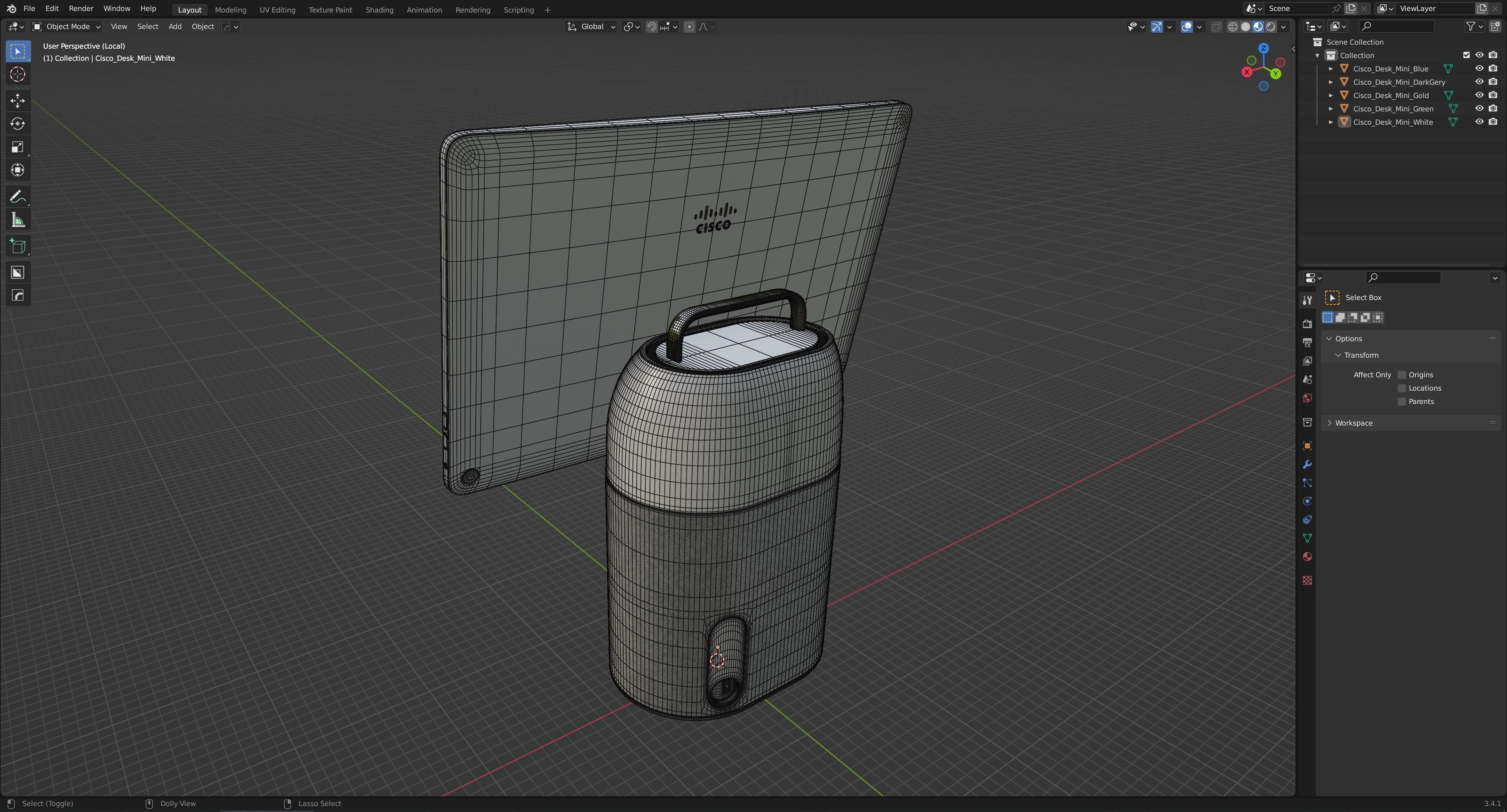 Cisco Webex Desk Mini - All in One PC 3D model_13