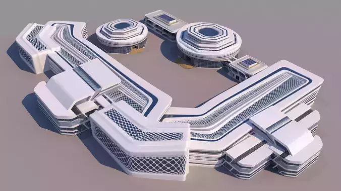 0115 - Modern Building 3D model