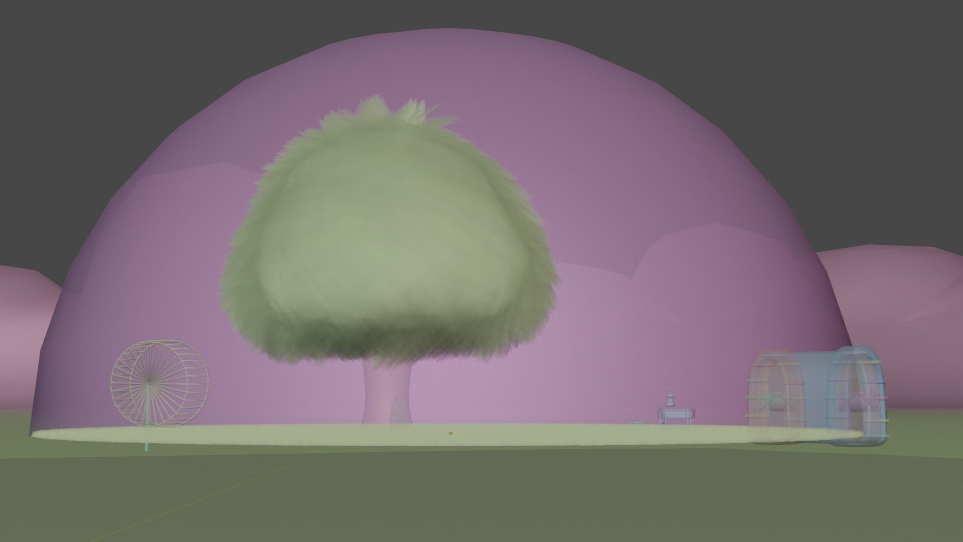 Sandy Cheeks Home treedome 3D model_6