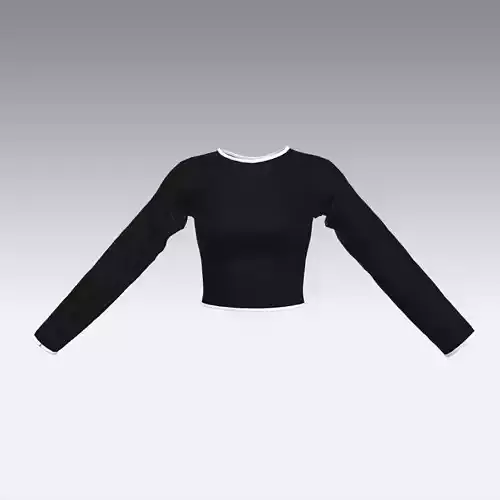 long slevee blouse piping white blouse color black basic