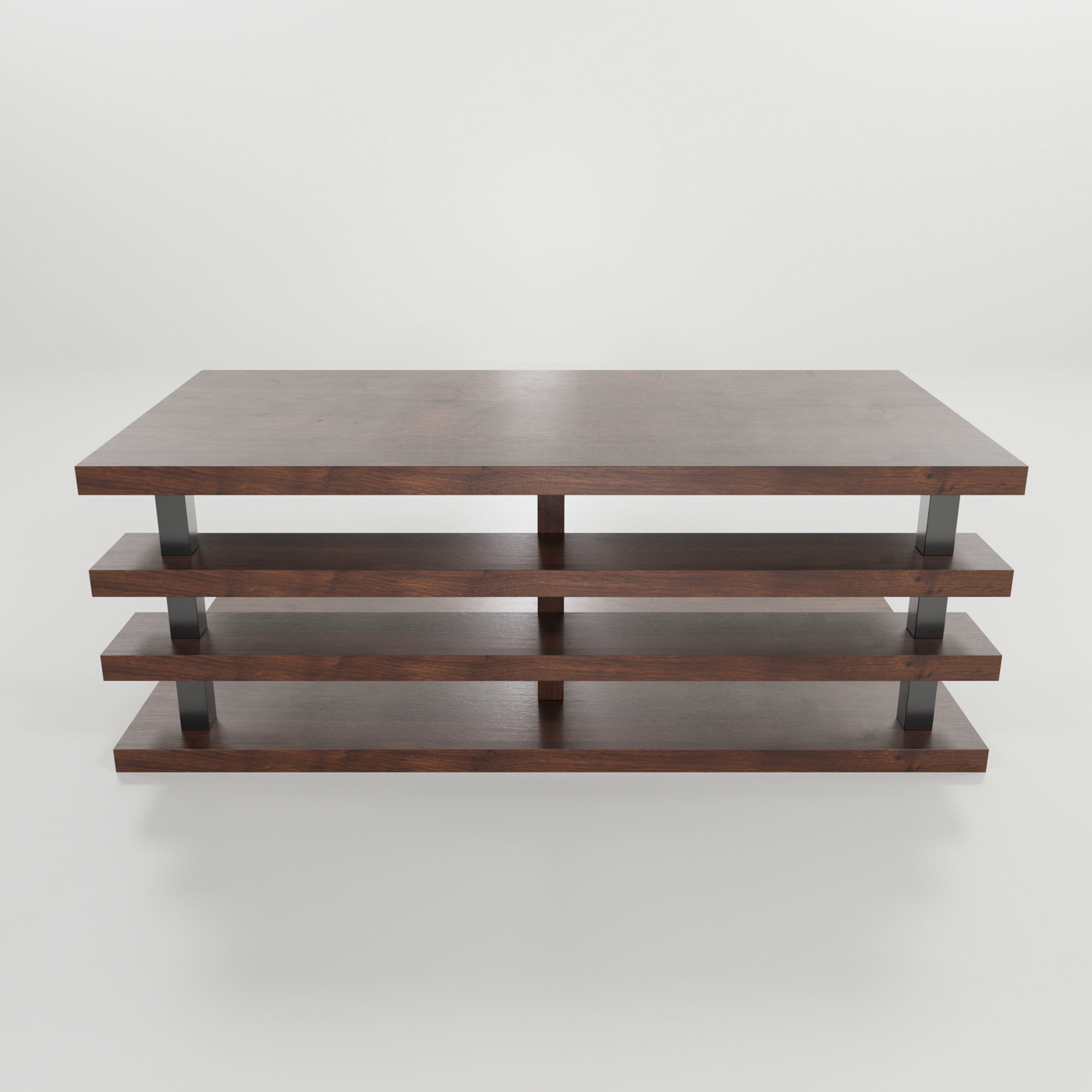 Danton Coffe Table Free low-poly 3D model_1