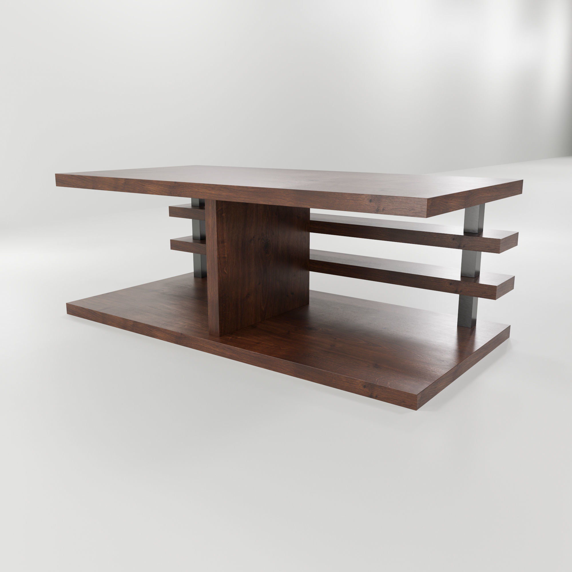 Danton Coffe Table Free low-poly 3D model_2