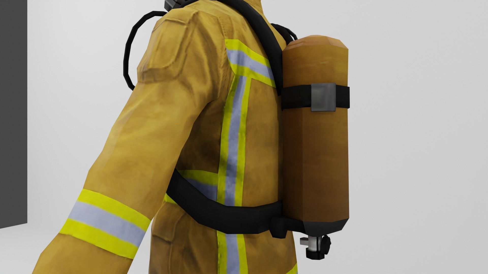 Firefighters Low-poly 3D model Low-poly 3D model_13