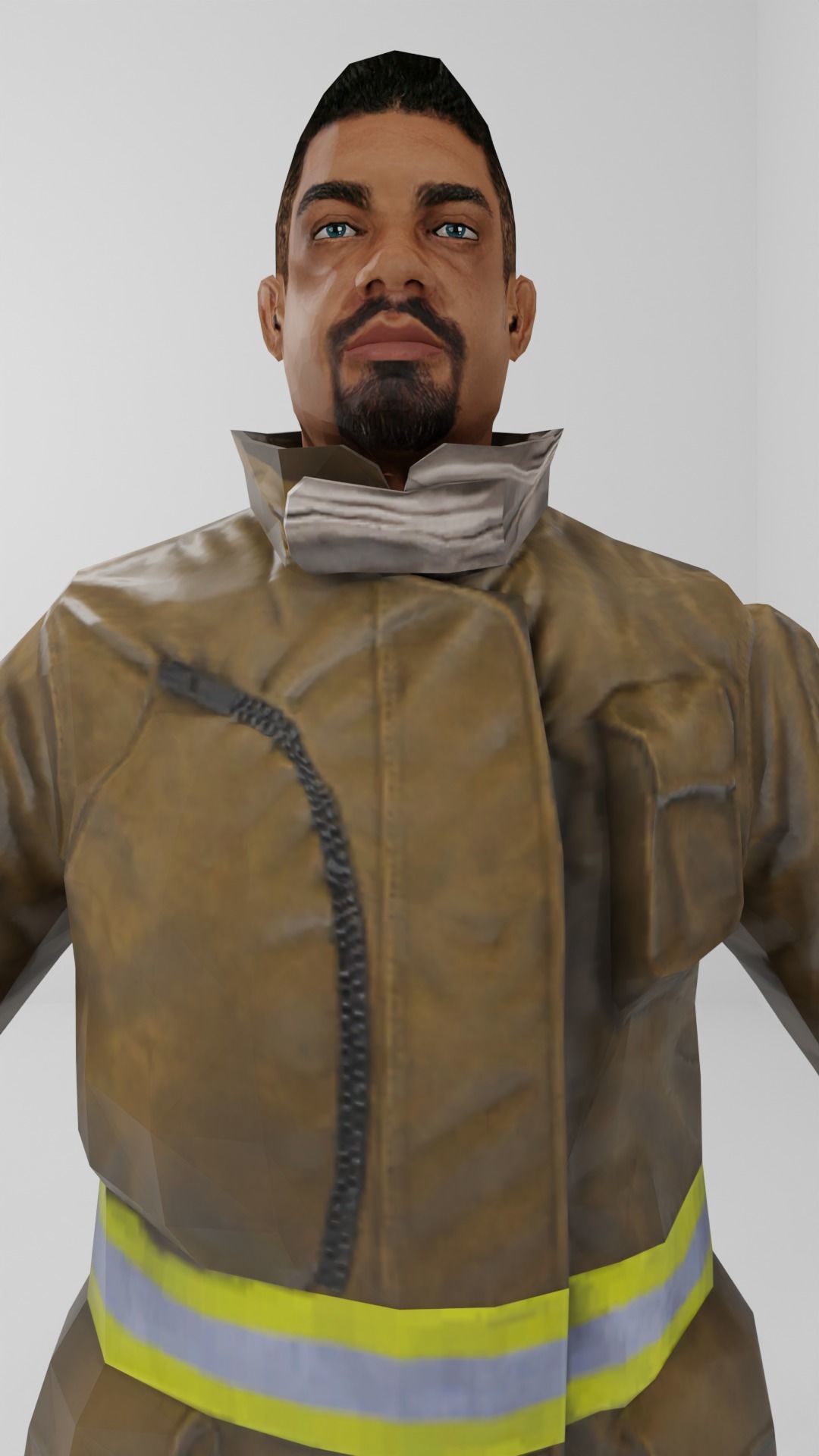 Firefighters Low-poly 3D model Low-poly 3D model_8