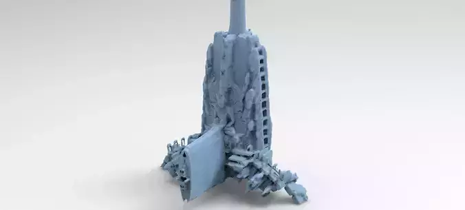 Alien Ancient pillar 1 3D model
