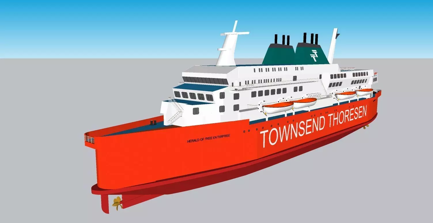 MS Herald of Free Enterprise 3D model