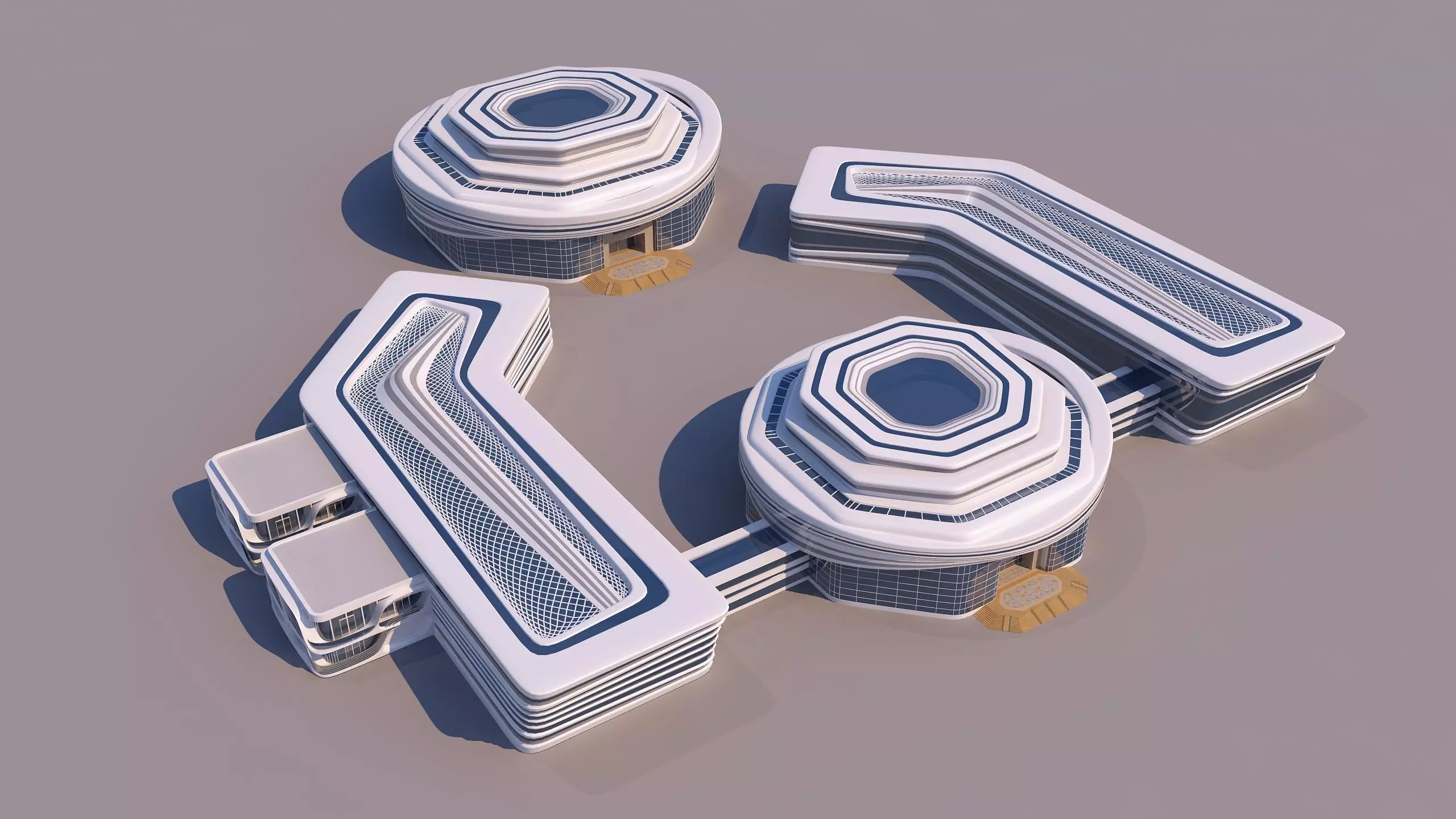 0116 - Modern Building 3D model_0