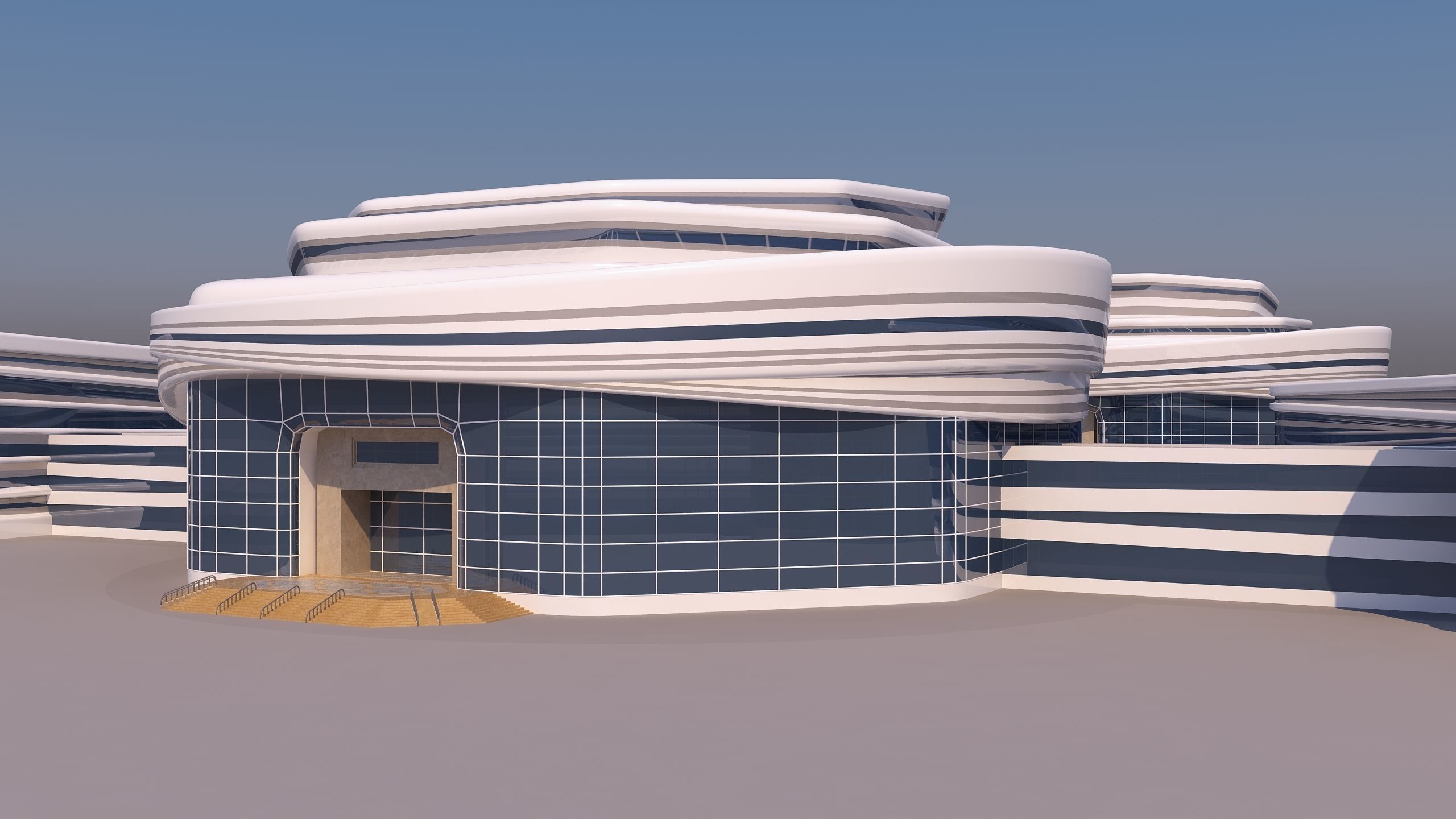 0116 - Modern Building 3D model_9