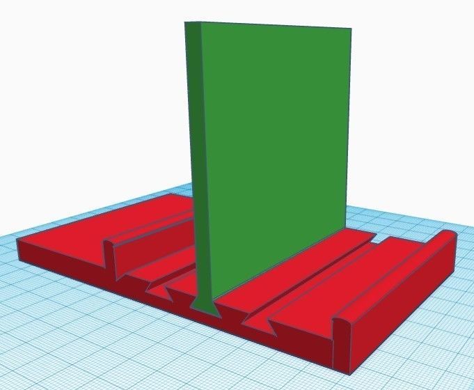 Store-Flat Phone and Tablet Stand 3D print model_2