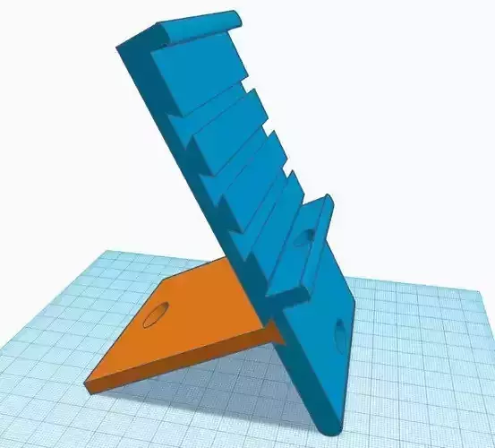Store-Flat Phone and Tablet Stand 3D print model