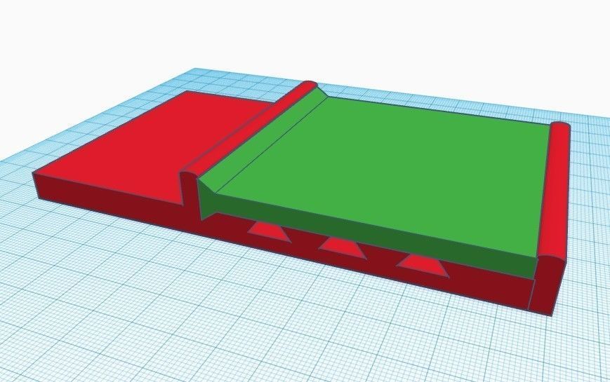 Store-Flat Phone and Tablet Stand 3D print model_4