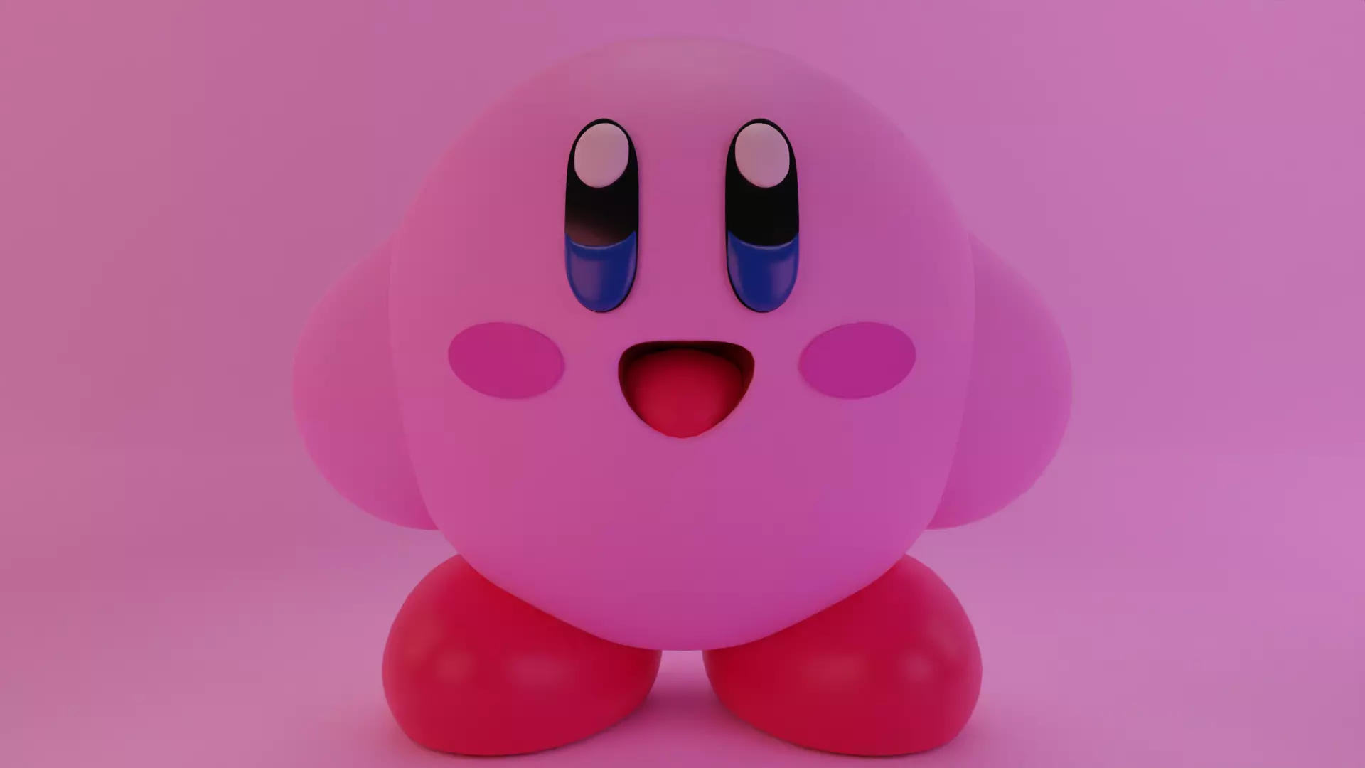 Kirby 3D model