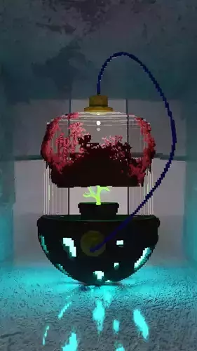 ArborBottle lego plant in glass container