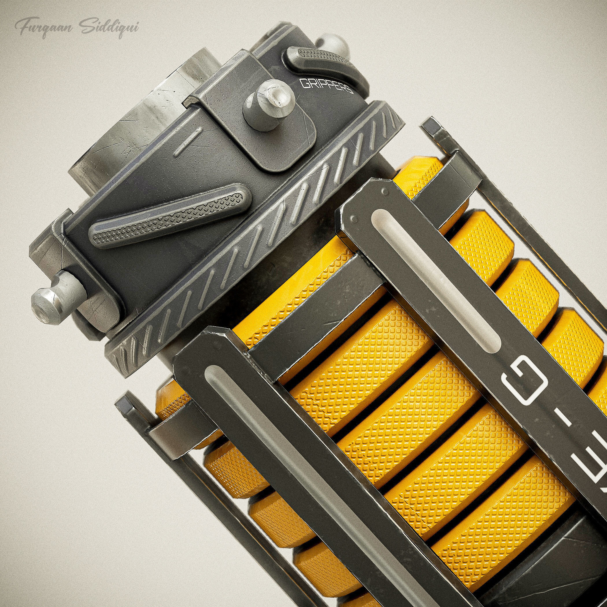 Sci-fi Grenades V8 Low-poly 3D model_14