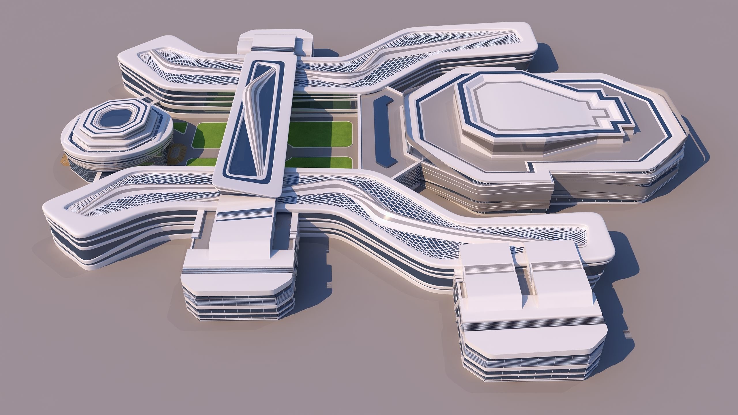 0117 - Modern Building 3D model_4