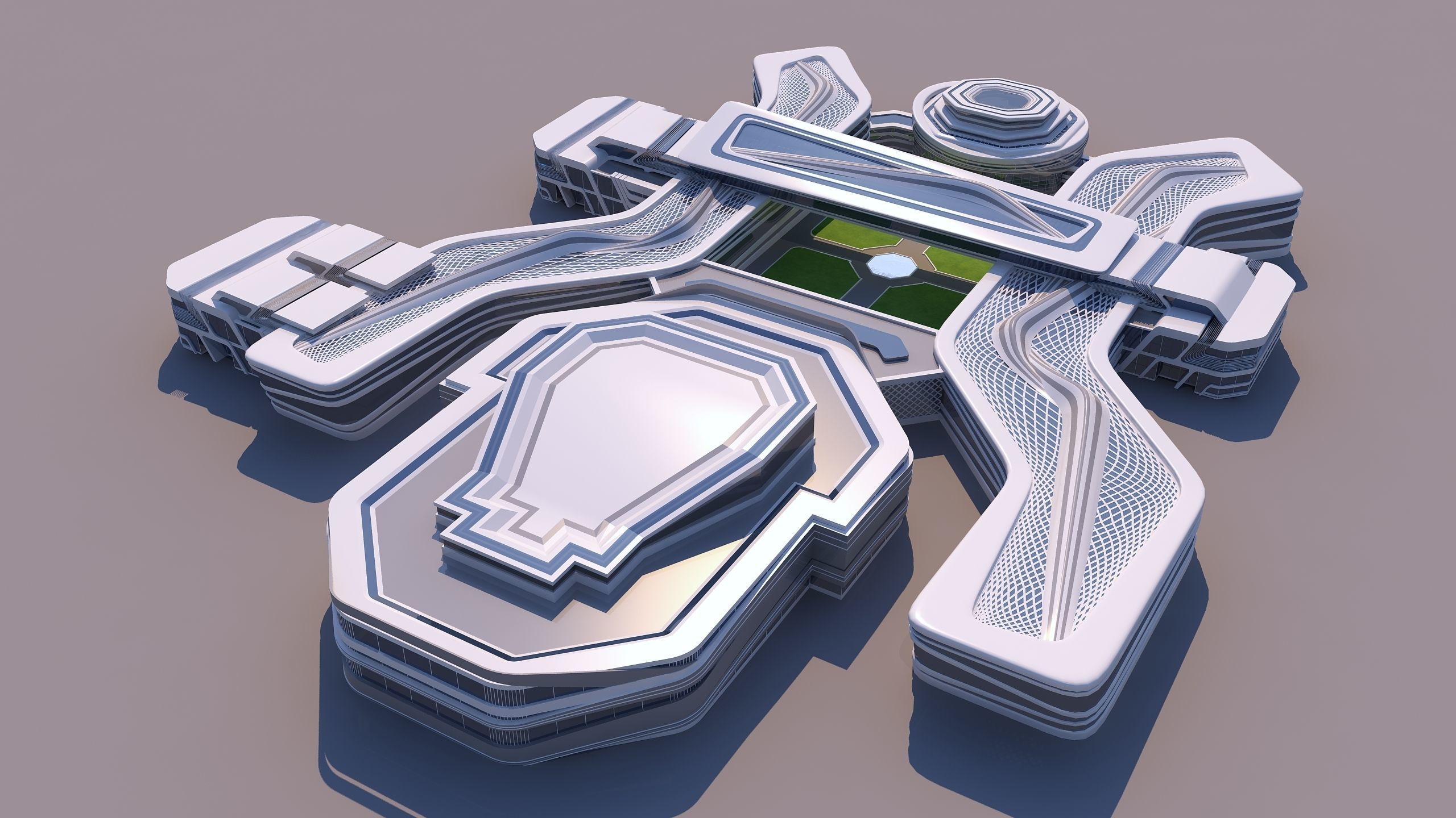 0117 - Modern Building 3D model_5