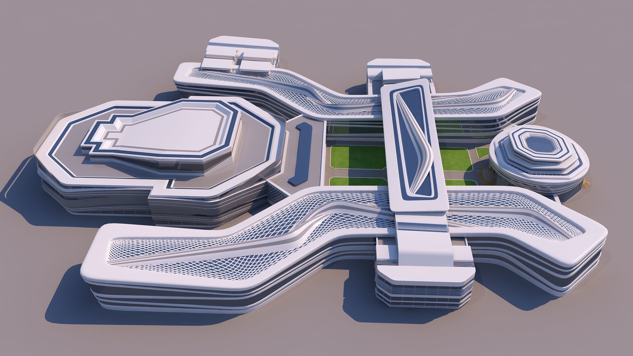 0117 - Modern Building 3D model_3