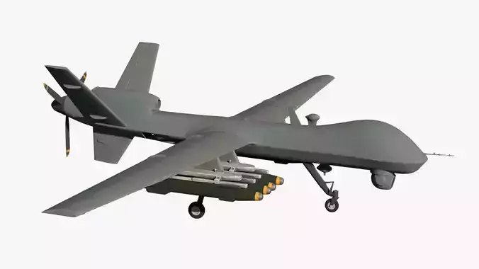 MQ-9 Reaper Military Aircraft Drone 3D model