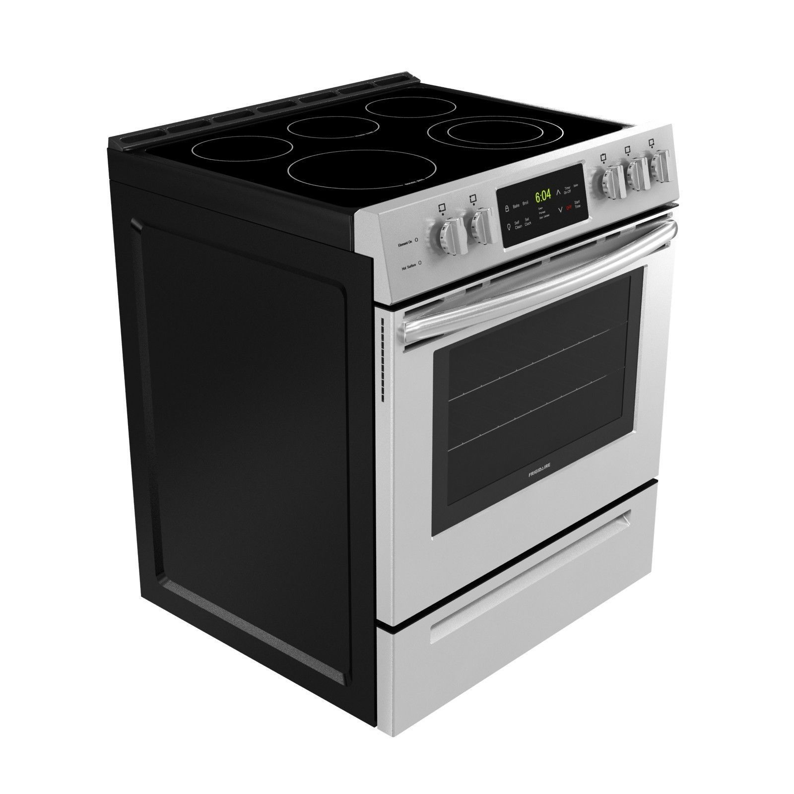 Frigidaire Front Control Freestanding Electric Range 3D model CGTrader