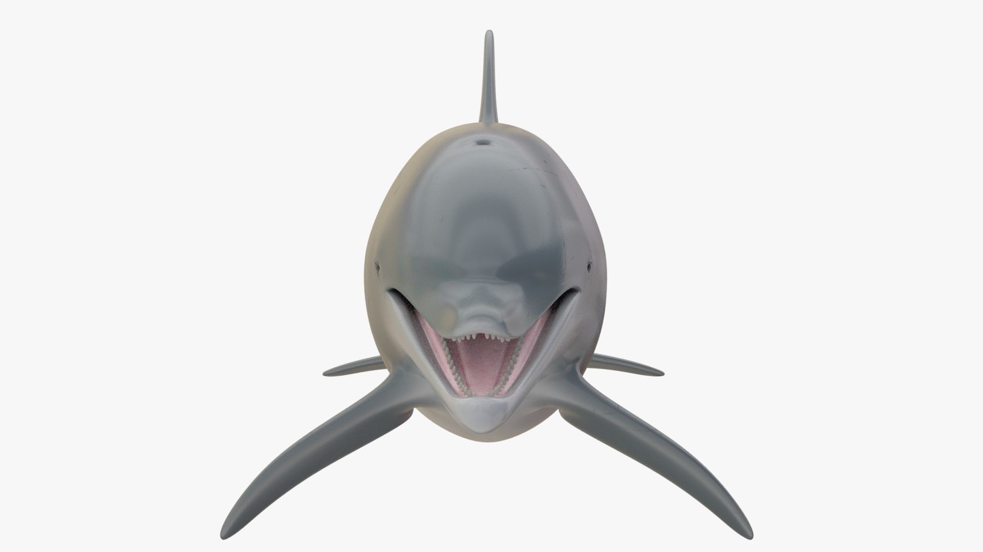 4K Textures Dolphin Low-poly 3D model_4