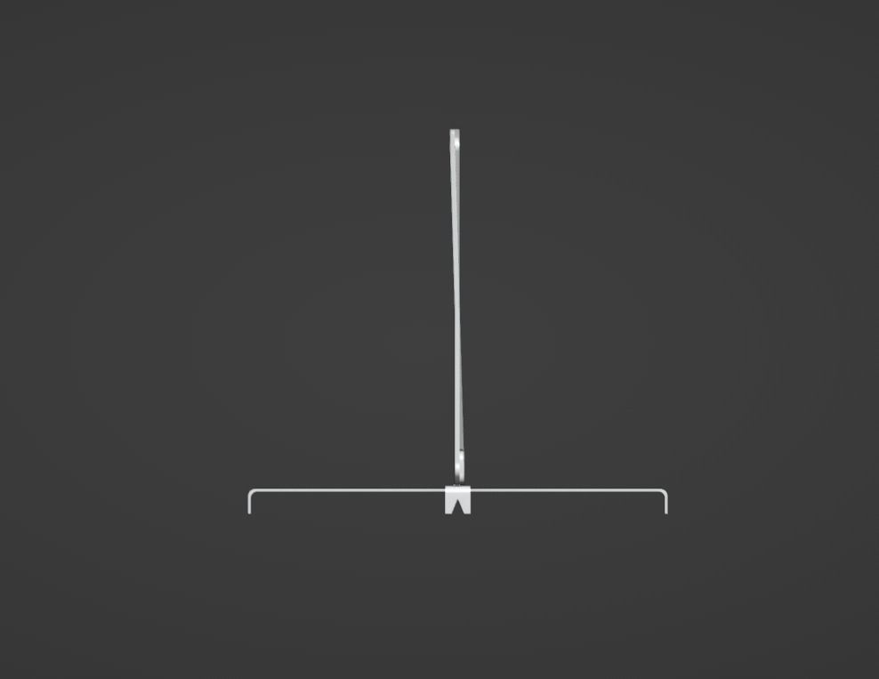 Warning Triangle Low-poly 3D model_11