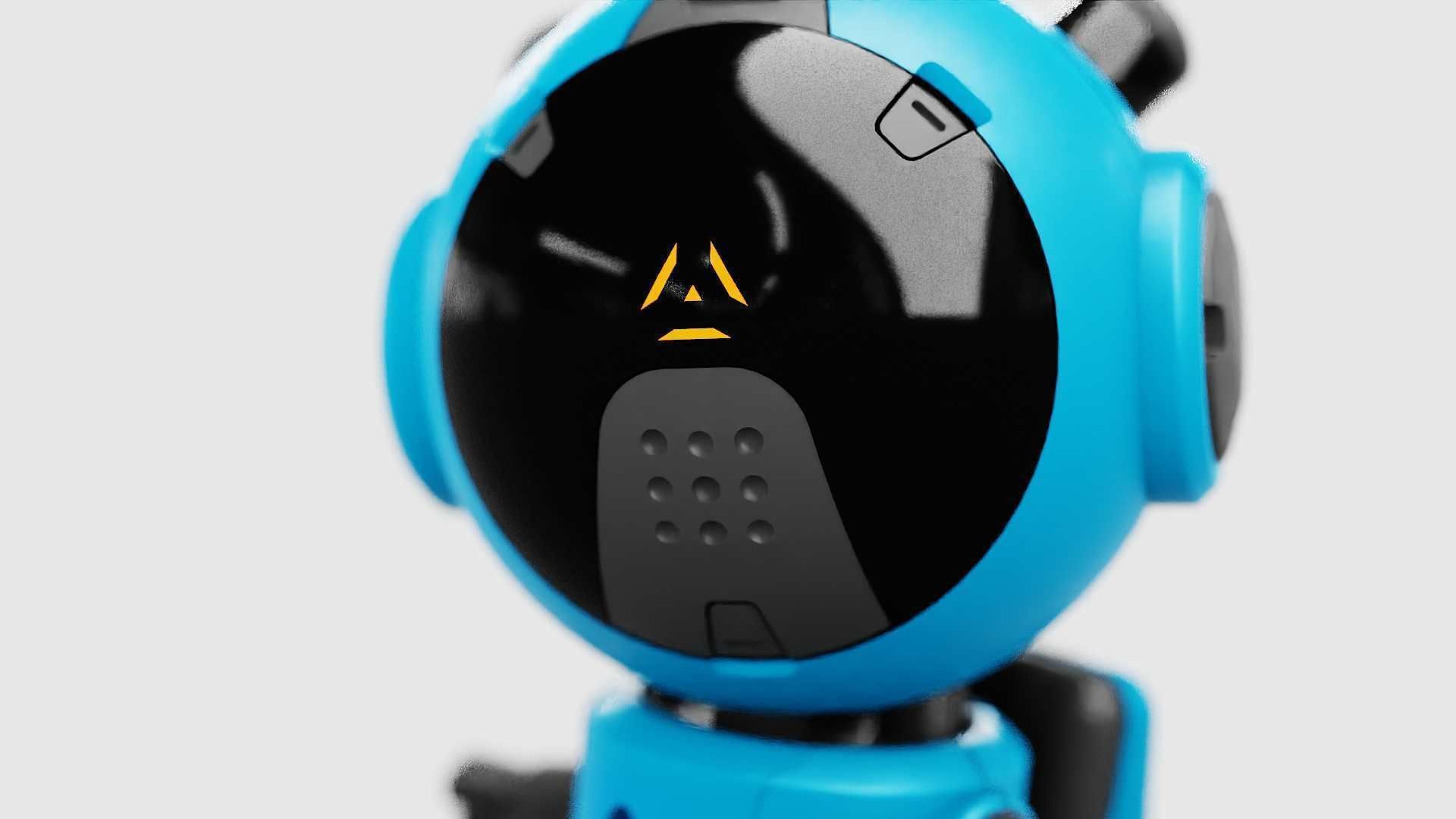 TOON  BOT ECHO RIGGED 3D model_17