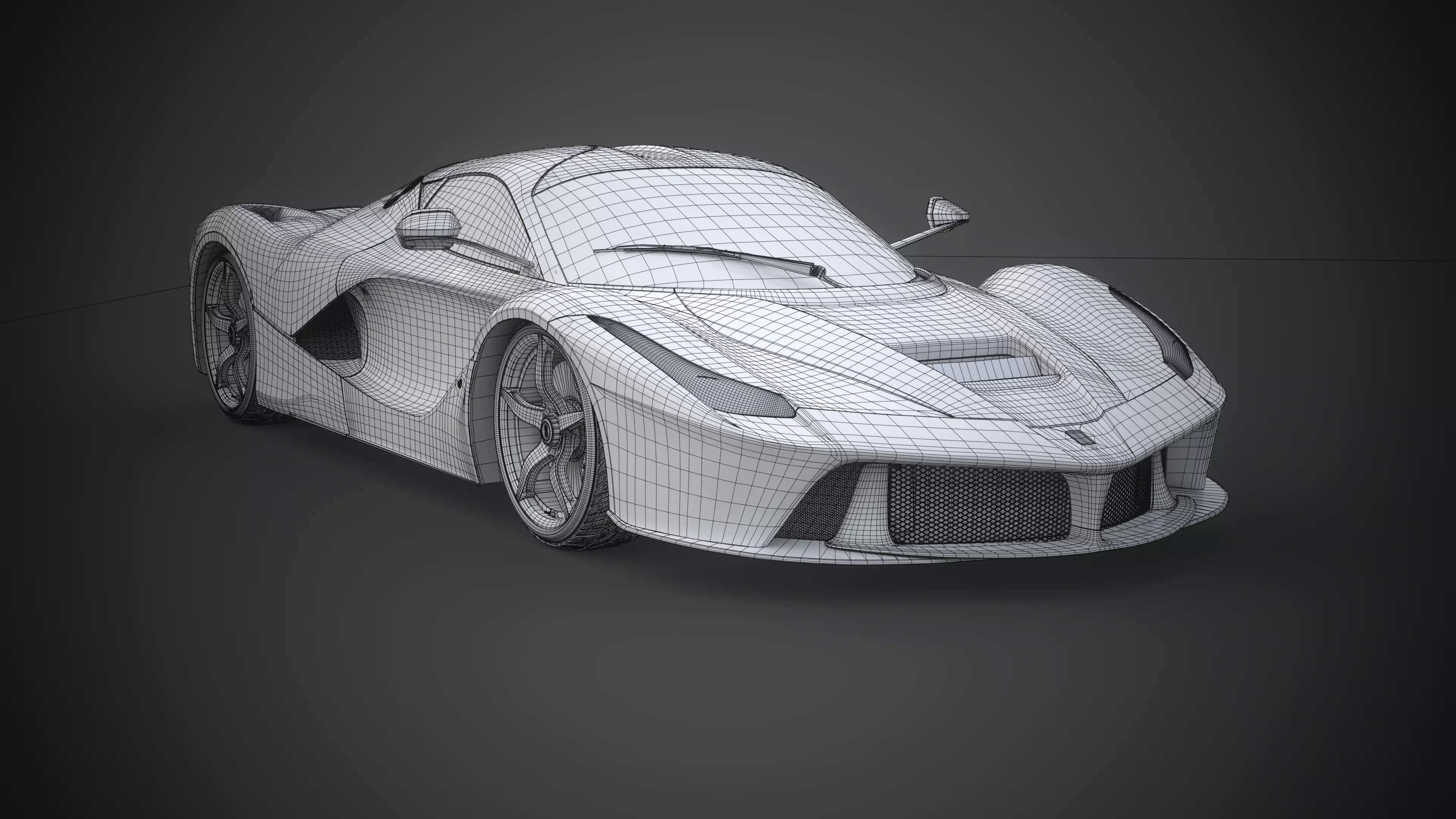 la ferrari 3D model_1