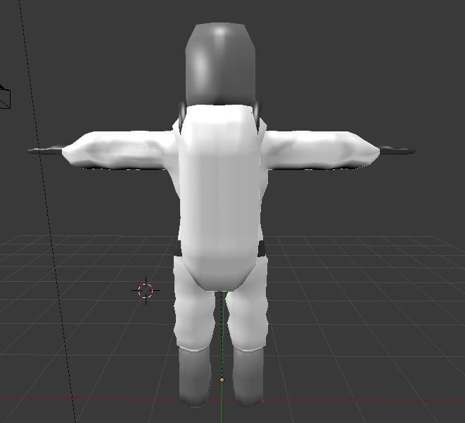 Hazmat Man Low-poly 3D model_1