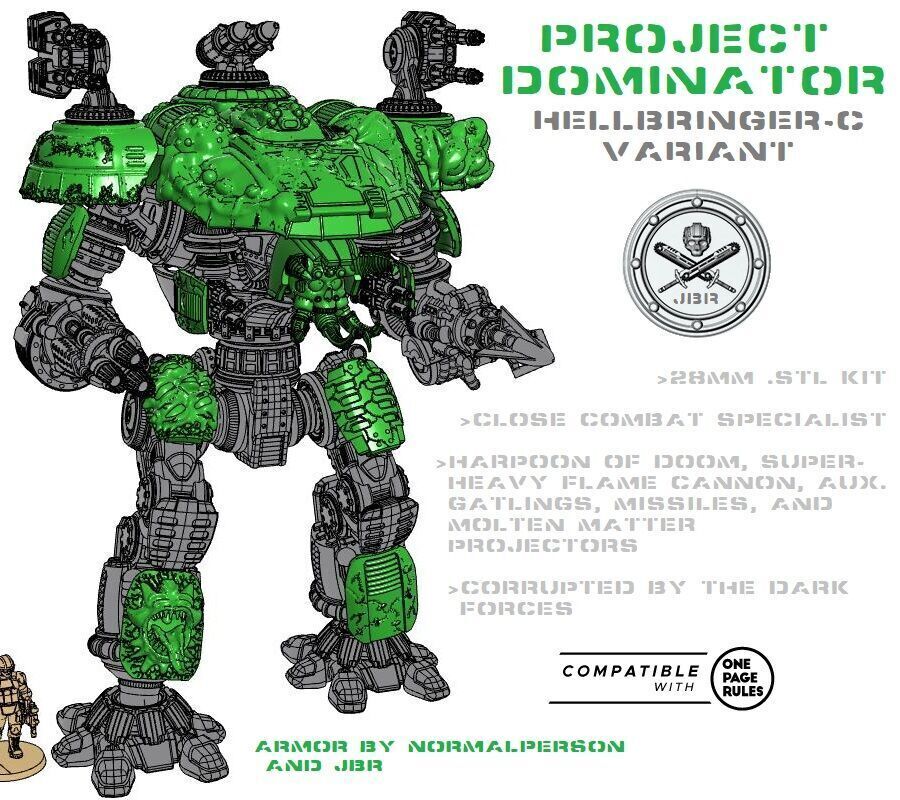 The Full Dominator 3D print model_131