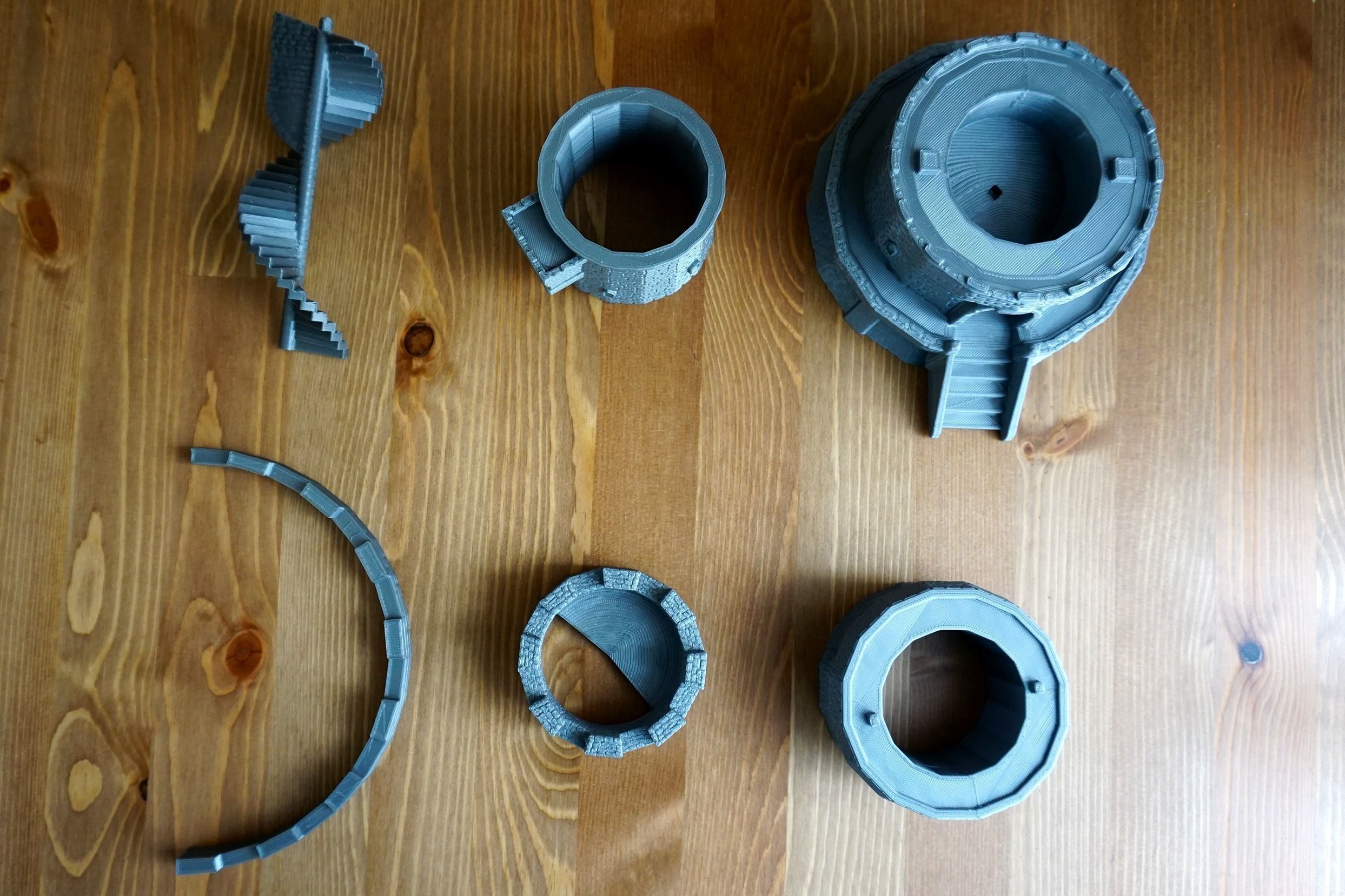 A Castle  Dice tower 3D print model_10