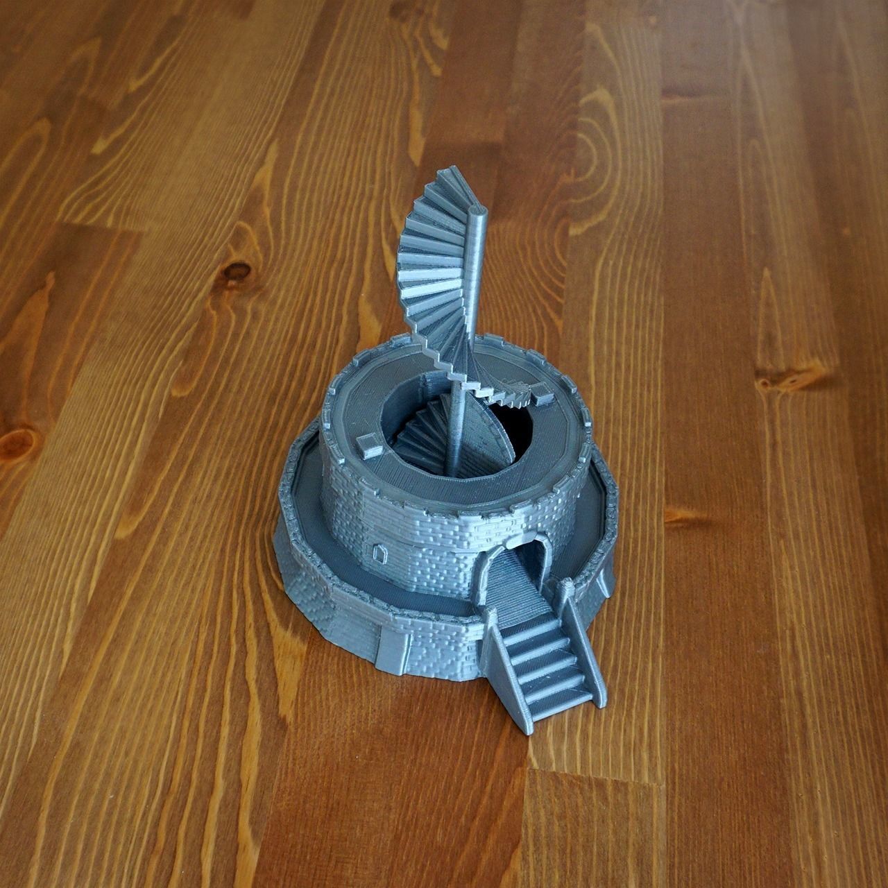 A Castle  Dice tower 3D print model_9