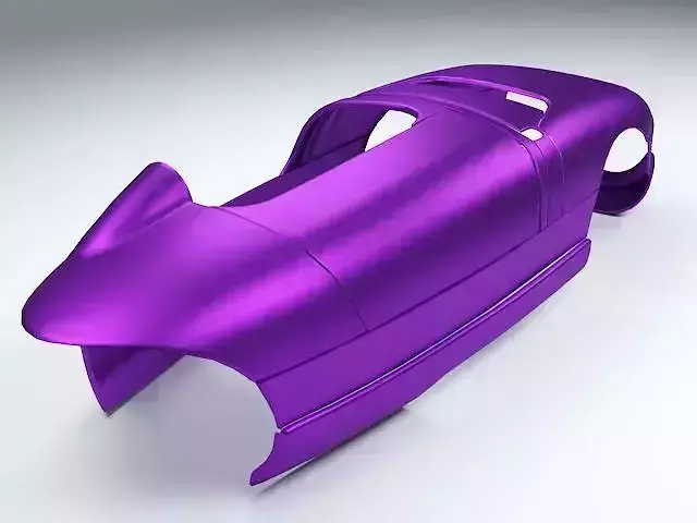 Car low-poly 3d model