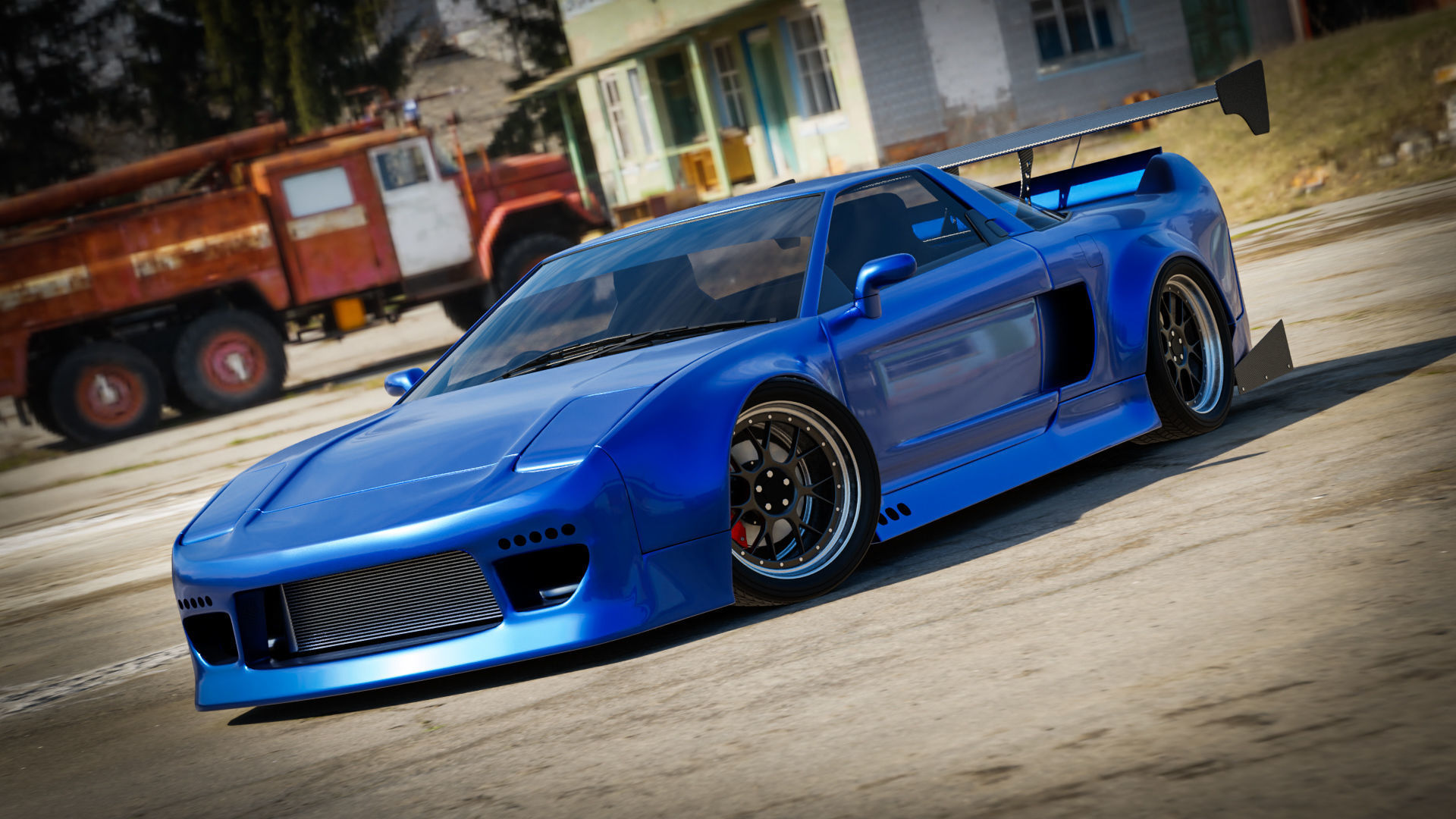 Honda NSX Modified 3D model_1