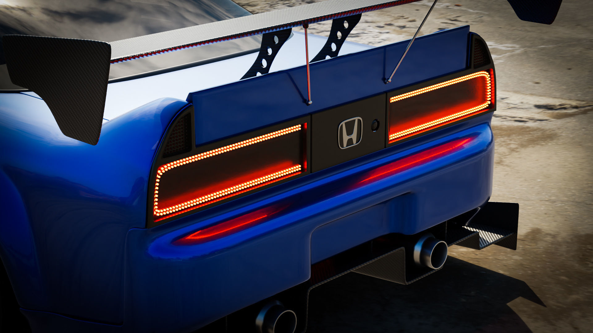 Honda NSX Modified 3D model_7